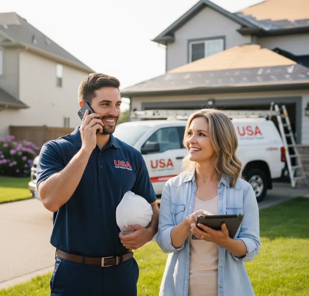 USA Roof Repair Experts customer support in Iola